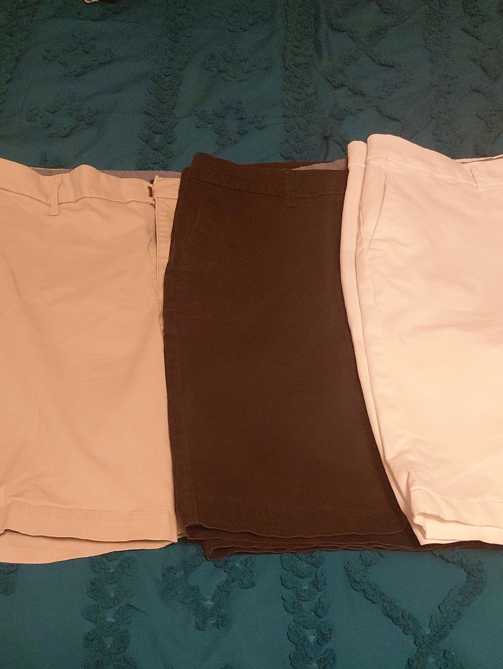 Three Tommy Hilfiger Shorts - Beige, Black, White